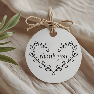 Herzklopfen Hochzeit Danke, dass Ihr Herz geformt Geschenkanhänger