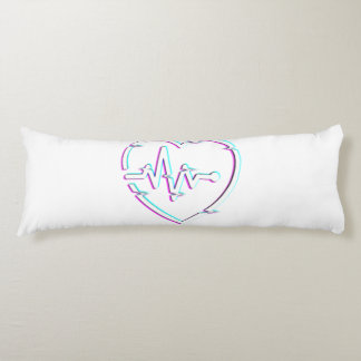 Herzklopfen Karo Körperkissen