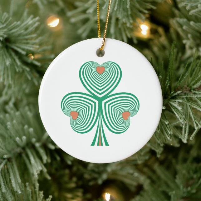 Herzklopfen Keramik Ornament (Baum)