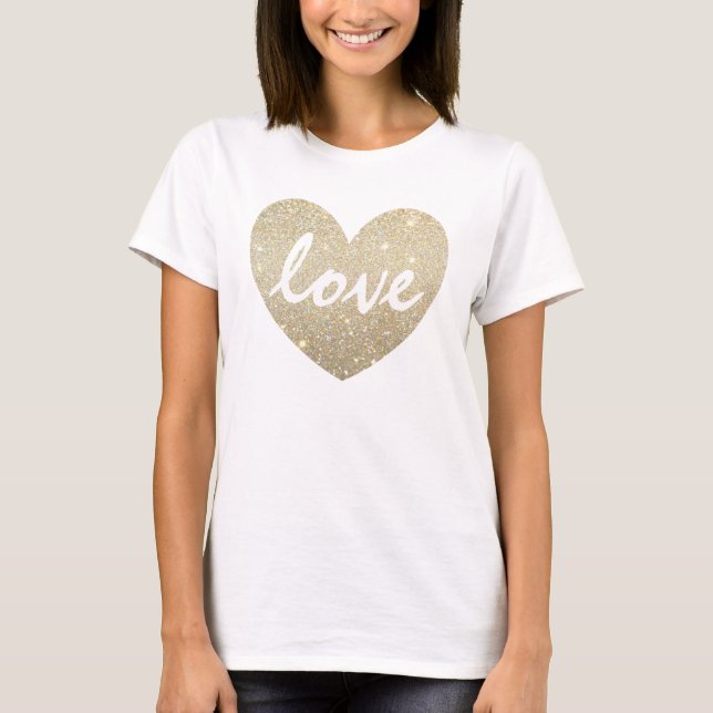 Herzklopfen-Liebe T-Shirt (Vorderseite)