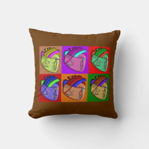 Herzklopfen Pop Art Pillow Kissen