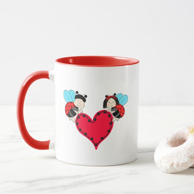 Herzklopfen Tasse (Mit Donut)