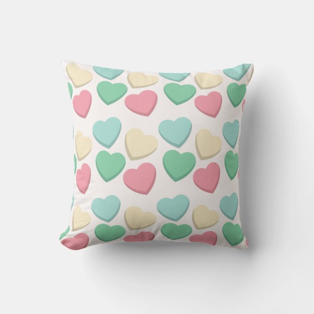 Herzklopfen Valentinstag Kissen (Vorderseite)