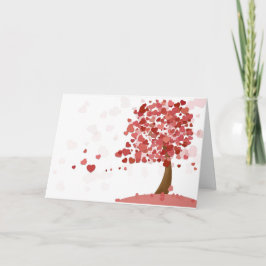 Herzklopfenkarte Valentinstag Feiertagskarte