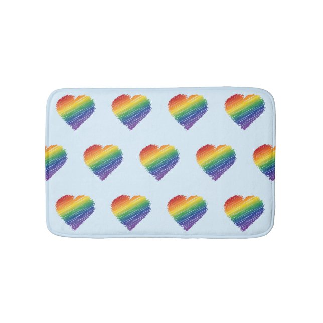 Herzklopfmatte Badematte (Vorderseite)