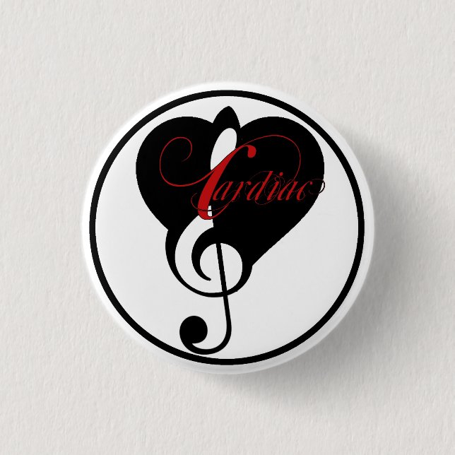 HERZknopf Button (Vorderseite)