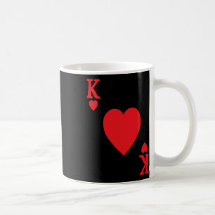 Herzkönig Valentinstag Verliebter Royal Flush J Kaffeetasse