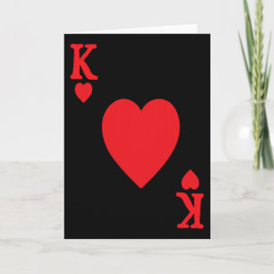 Herzkönig Valentinstag Verliebter Royal Flush J Karte
