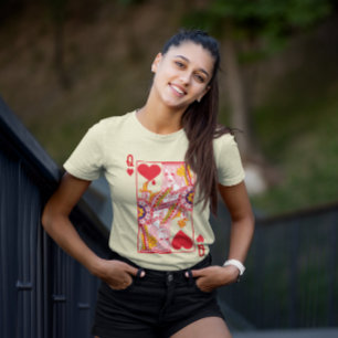 Herzkönigin Grafik T-Shirt