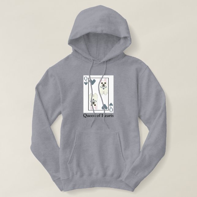 Herzkönigin Hoodie (Design vorne)