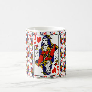 Herzkönigin-Kaffeetasse Tasse