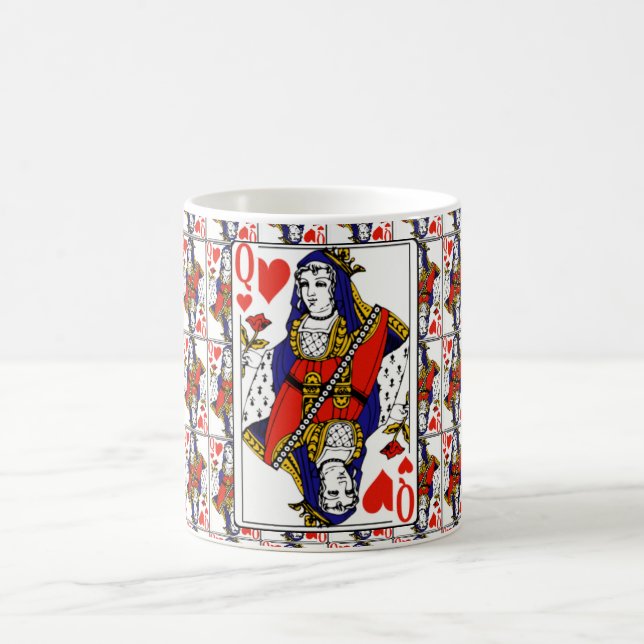 Herzkönigin-Kaffeetasse Tasse (Mittel)