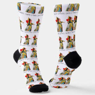 Herzkönigin Klassisches Alice im Wunderland Socken