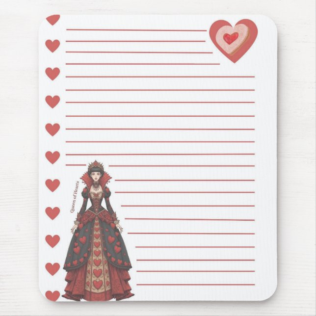 Herzkönigin Mousepad (Vorne)