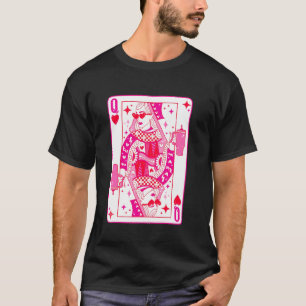 Herzkönigin Spielkarte Valentinstag Süß T-Shirt