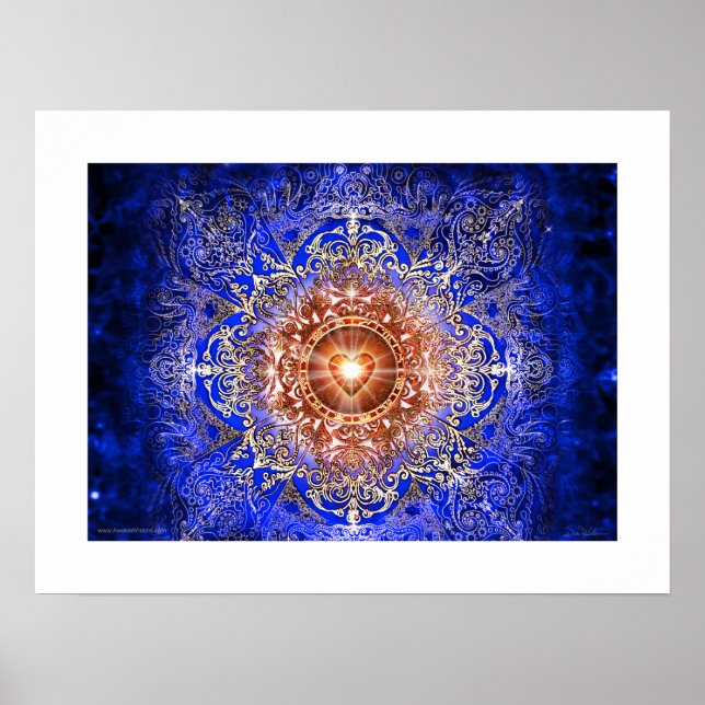 Herzkonstellation Poster (Vorne)