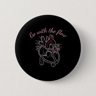 Herzkrankenschwester Anatomie Kardiologie Menschen Button