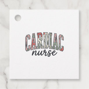 Herzkrankenschwester Florales Varsity-Lettering-De Geschenkanhänger