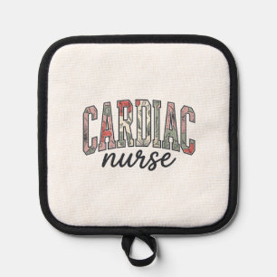 Herzkrankenschwester Florales Varsity-Lettering-De Topflappen