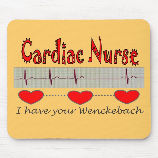 Herzkrankenschwester-Geschenke Mousepad (Vorne)