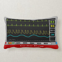 Herzkrankenschwester-Kissen-Monitor-Entwurf