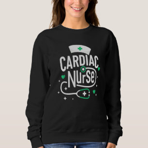 Herzkrankenschwester Krankenpflegeschule oder Herz Sweatshirt