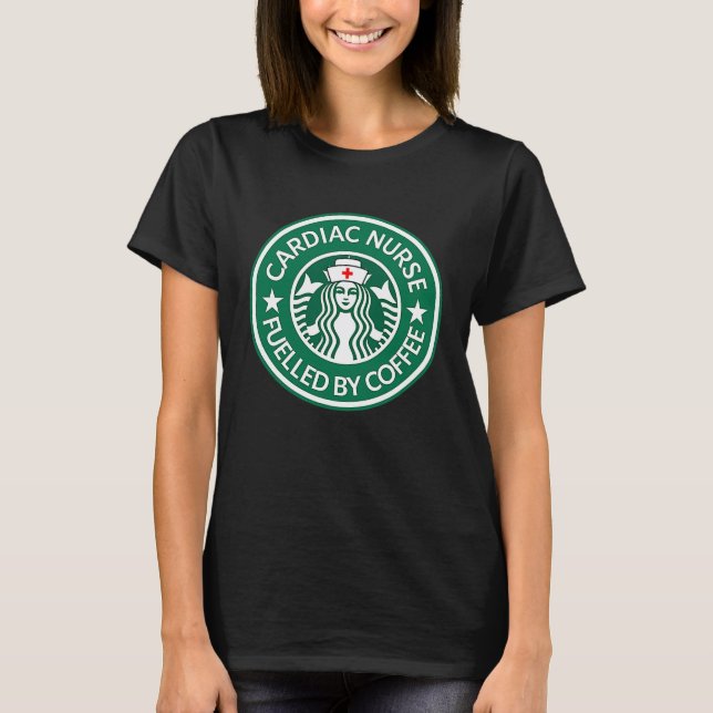 Herzkrankenschwester und Kaffee Top (Vorderseite)