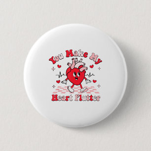 Herzkrankenschwester Valentine Sie bringen mein He Button
