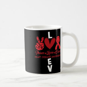 Herzkrankheit Bewusstsein Roter Band Herzinfarkt S Kaffeetasse