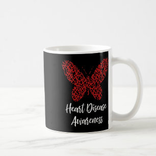Herzkrankheit-Bewusstsein Schmetterling Geschenk F Kaffeetasse