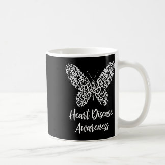 Herzkrankheit-Bewusstsein Schmetterling Geschenk F Kaffeetasse