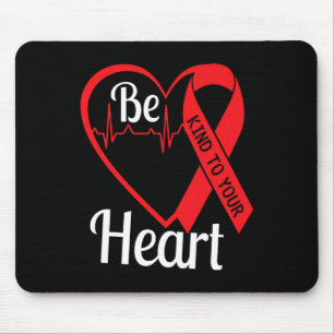 Herzkrankheit-Bewusstsein Tragen Sie im Februar Ro Mousepad