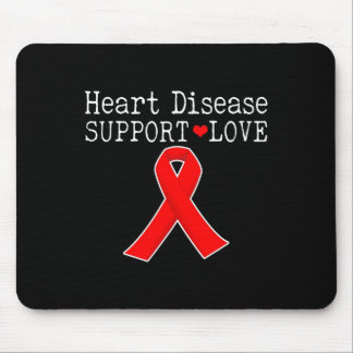 Herzkrankheit-Bewusstseins-Unterstützung Liebesbot Mousepad