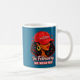 Herzkrankheit-Bewusstseinsmonat im Februar tragen Kaffeetasse