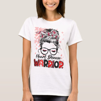 Herzkrankheit Kriegerin Frauen Mädchen Überlebende T-Shirt