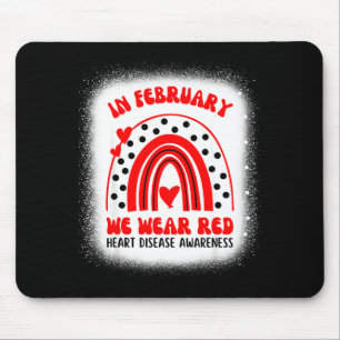 Herzkrankheiten Bewusstsein Unterstützen Im Februa Mousepad