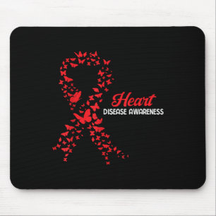 Herzkrankheiten Sensibilisierung Schmetterling Go Mousepad