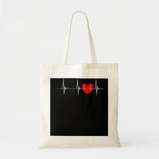 Herzkranz EKG Herzschlag Pulseline Cardiol Tragetasche