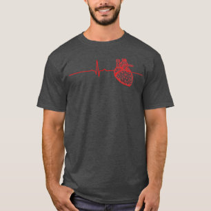 Herzkranz Heartbeat EKG EKG T-Shirt