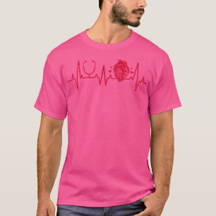 Herzkranzforscher Heartbeat Kardiologie T-Shirt