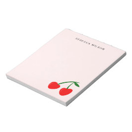 Herzkreislauf Personalisiert Valentine Rosa Notizblock