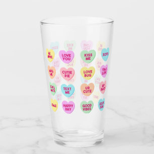 Herzkronenglas, Valentinstag Glas