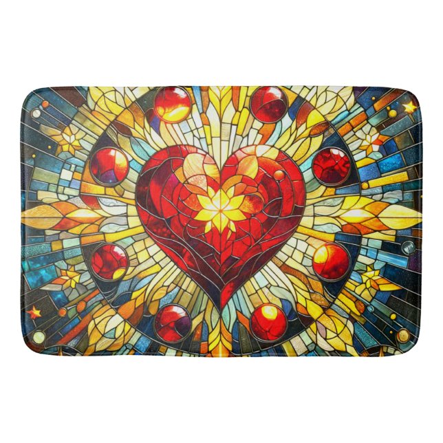 Herzkunst Badematte (Vorderseite)