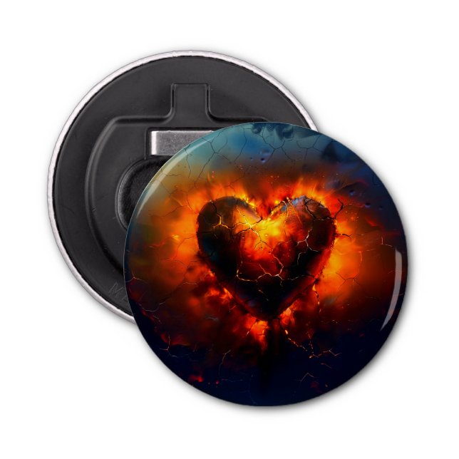 Herzkunst Flaschenöffner (Vorderseite)