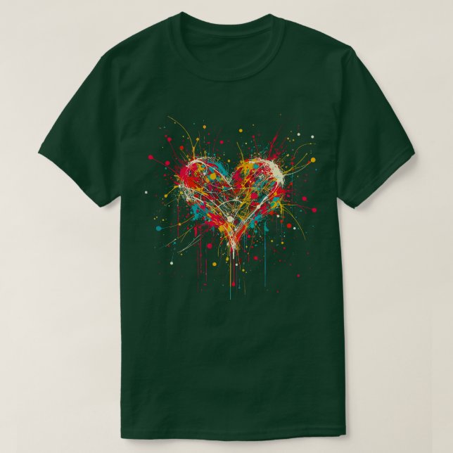 Herzkunst T-Shirt (Design vorne)