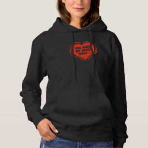 Herzkuss Du schaffst es, meine Herzenslächlerinnen Hoodie