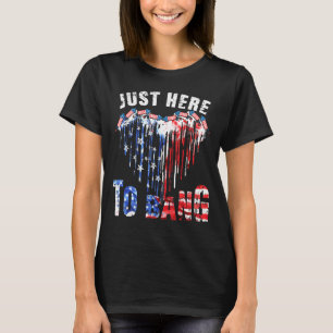 Herzlich Amerikanische Unabhängigkeitstag 4. Juli T-Shirt
