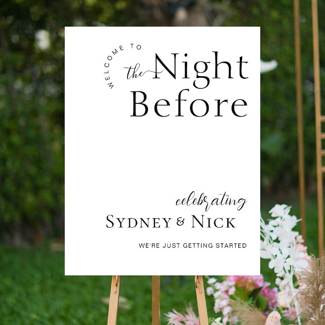 Herzlich willkommen am Abend vor der Probe Untersc Poster (Von Creator hochgeladen)