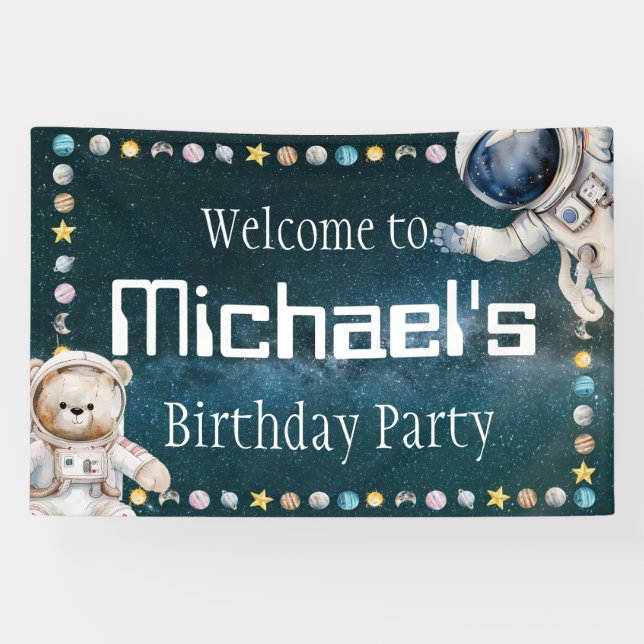 Herzlich willkommen auf dem Sign Banner der Kinder (Horizontal)