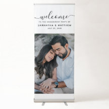 Herzlich willkommen auf dem Verlobung-Banner mit F